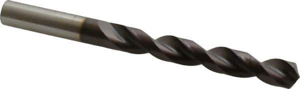 Guhring - 0.5118" 130° Powdered Metal Jobber Drill - FIREX Finish, Right Hand Cut, Parabolic Flute, Straight Shank, 5-15/16" OAL, Cone Relief Point - Industrial Tool & Supply