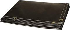 Steiner - 6' High x 10' Wide x 14mm Thick Vinyl Welding Curtain - Gray, Grommet - Industrial Tool & Supply