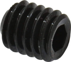 Value Collection - #8-36 UNF, 3/16" OAL, Cup Point Set Screw - Grade 8 Alloy Steel, 5/64" Key - Industrial Tool & Supply