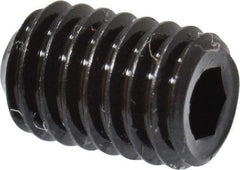 Value Collection - #8-36 UNF, 1/4" OAL, Cup Point Set Screw - Grade 8 Alloy Steel, 5/64" Key - Industrial Tool & Supply