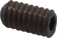 Value Collection - #8-36 UNF, 5/16" OAL, Cup Point Set Screw - Grade 8 Alloy Steel, 5/64" Key - Industrial Tool & Supply