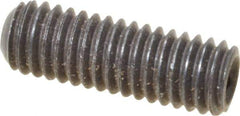 Value Collection - #8-36 UNF, 1/2" OAL, Cup Point Set Screw - Grade 8 Alloy Steel, 5/64" Key - Industrial Tool & Supply