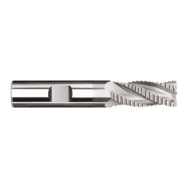 SGS - 10mm Diam, 22mm LOC, 3 Flute Solid Carbide 1.52mm Corner Radius Roughing End Mill - TiCN Finish, 72mm OAL, 10mm Shank Diam, Single End, Centercutting, 30° Helix - Industrial Tool & Supply
