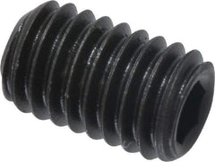 Value Collection - #10-32 UNF, 5/16" OAL, Cup Point Set Screw - Grade 8 Alloy Steel, 3/32" Key - Industrial Tool & Supply