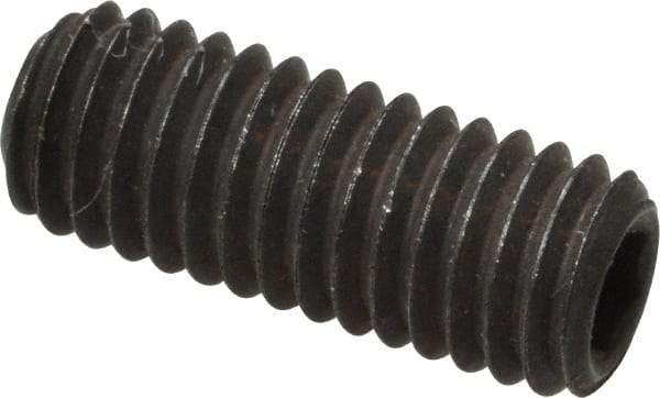Value Collection - #10-32 UNF, 1/2" OAL, Cup Point Set Screw - Grade 8 Alloy Steel, 3/32" Key - Industrial Tool & Supply