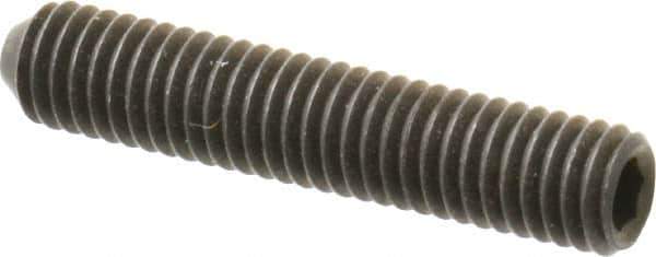 Value Collection - #10-32 UNF, 1" OAL, Cup Point Set Screw - Grade 8 Alloy Steel, 3/32" Key - Industrial Tool & Supply