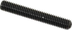 Value Collection - #10-32 UNF, 1-1/4" OAL, Cup Point Set Screw - Grade 8 Alloy Steel, 3/32" Key - Industrial Tool & Supply