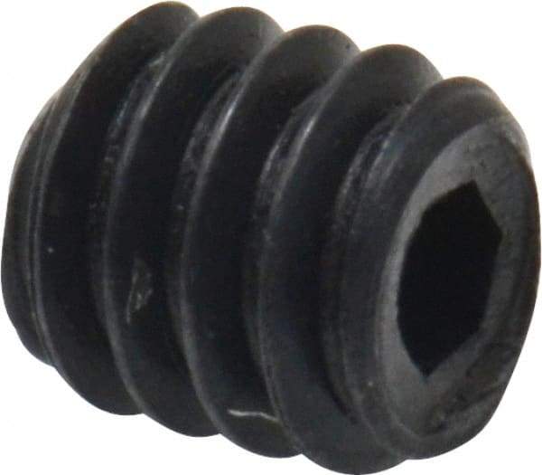 Value Collection - #2-56 UNC, 3/32" OAL, Cup Point Set Screw - Grade 8 Alloy Steel, 0.035" Key - Industrial Tool & Supply