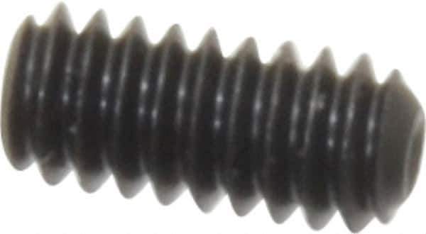 Value Collection - #2-56 UNC, 3/16" OAL, Cup Point Set Screw - Grade 8 Alloy Steel, 0.035" Key - Industrial Tool & Supply