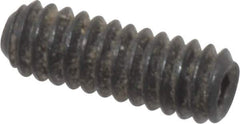 Value Collection - #2-56 UNC, 1/4" OAL, Cup Point Set Screw - Grade 8 Alloy Steel, 0.035" Key - Industrial Tool & Supply