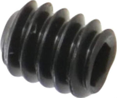 Value Collection - #3-48 UNC, 1/8" OAL, Cup Point Set Screw - Grade 8 Alloy Steel, 0.05" Key - Industrial Tool & Supply