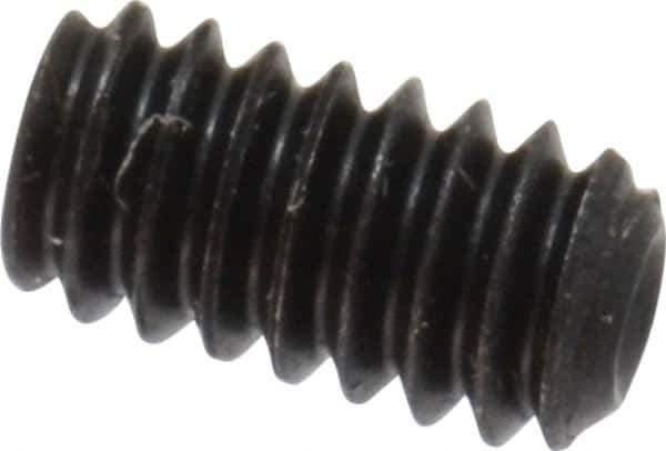 Value Collection - #3-48 UNC, 3/16" OAL, Cup Point Set Screw - Grade 8 Alloy Steel, 0.05" Key - Industrial Tool & Supply