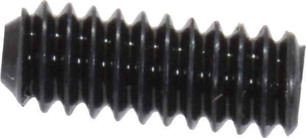 Value Collection - #3-48 UNC, 1/4" OAL, Cup Point Set Screw - Grade 8 Alloy Steel, 0.05" Key - Industrial Tool & Supply