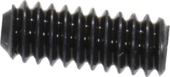 Value Collection - #3-48 UNC, 1/4" OAL, Cup Point Set Screw - Grade 8 Alloy Steel, 0.05" Key - Industrial Tool & Supply