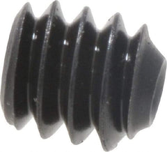 Value Collection - #4-40 UNC, 1/8" OAL, Cup Point Set Screw - Grade 8 Alloy Steel, 0.05" Key - Industrial Tool & Supply