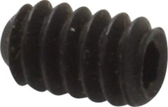 Value Collection - #4-40 UNC, 3/16" OAL, Cup Point Set Screw - Grade 8 Alloy Steel, 0.05" Key - Industrial Tool & Supply