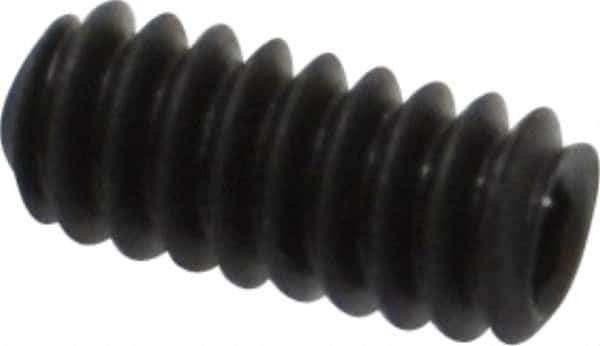 Value Collection - #4-40 UNC, 1/4" OAL, Cup Point Set Screw - Grade 8 Alloy Steel, 0.05" Key - Industrial Tool & Supply