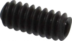 Value Collection - #4-40 UNC, 1/4" OAL, Cup Point Set Screw - Grade 8 Alloy Steel, 0.05" Key - Industrial Tool & Supply