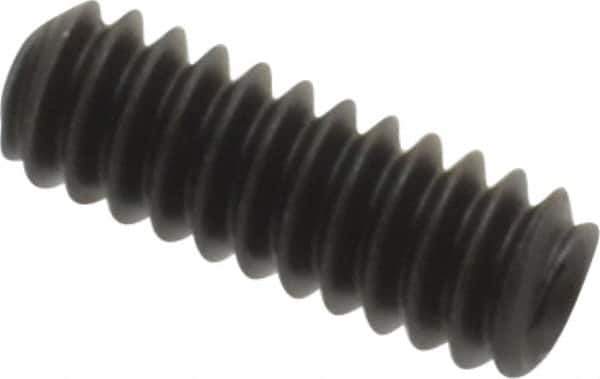 Value Collection - #4-40 UNC, 5/16" OAL, Cup Point Set Screw - Grade 8 Alloy Steel, 0.05" Key - Industrial Tool & Supply