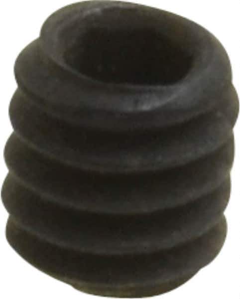 Value Collection - #5-40 UNC, 1/8" OAL, Cup Point Set Screw - Grade 8 Alloy Steel, 1/16" Key - Industrial Tool & Supply