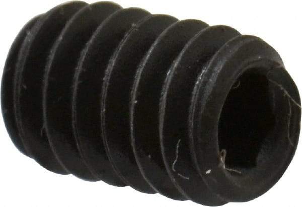 Value Collection - #5-40 UNC, 3/16" OAL, Cup Point Set Screw - Grade 8 Alloy Steel, 1/16" Key - Industrial Tool & Supply