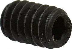 Value Collection - #5-40 UNC, 3/16" OAL, Cup Point Set Screw - Grade 8 Alloy Steel, 1/16" Key - Industrial Tool & Supply