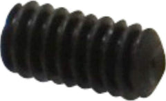 Value Collection - #5-40 UNC, 1/4" OAL, Cup Point Set Screw - Grade 8 Alloy Steel, 1/16" Key - Industrial Tool & Supply