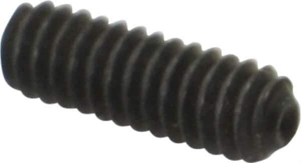 Value Collection - #5-40 UNC, 3/8" OAL, Cup Point Set Screw - Grade 8 Alloy Steel, 1/16" Key - Industrial Tool & Supply