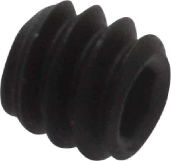 Value Collection - #6-32 UNC, 1/8" OAL, Cup Point Set Screw - Grade 8 Alloy Steel, 1/16" Key - Industrial Tool & Supply