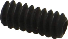 Value Collection - #6-32 UNC, 5/16" OAL, Cup Point Set Screw - Grade 8 Alloy Steel, 1/16" Key - Industrial Tool & Supply
