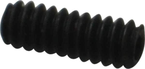 Value Collection - #6-32 UNC, 3/8" OAL, Cup Point Set Screw - Grade 8 Alloy Steel, 1/16" Key - Industrial Tool & Supply