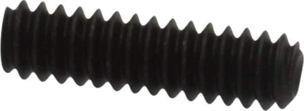 Value Collection - #6-32 UNC, 1/2" OAL, Cup Point Set Screw - Grade 8 Alloy Steel, 1/16" Key - Industrial Tool & Supply