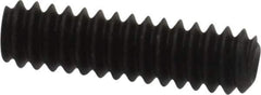 Value Collection - #6-32 UNC, 1/2" OAL, Cup Point Set Screw - Grade 8 Alloy Steel, 1/16" Key - Industrial Tool & Supply