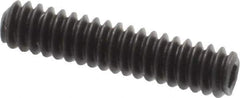 Value Collection - #6-32 UNC, 5/8" OAL, Cup Point Set Screw - Grade 8 Alloy Steel, 1/16" Key - Industrial Tool & Supply