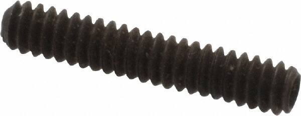 Value Collection - #6-32 UNC, 3/4" OAL, Cup Point Set Screw - Grade 8 Alloy Steel, 1/16" Key - Industrial Tool & Supply