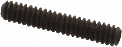 Value Collection - #6-32 UNC, 3/4" OAL, Cup Point Set Screw - Grade 8 Alloy Steel, 1/16" Key - Industrial Tool & Supply