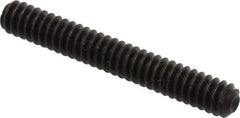 Value Collection - #6-32 UNC, 1" OAL, Cup Point Set Screw - Grade 8 Alloy Steel, 1/16" Key - Industrial Tool & Supply