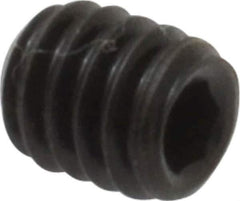 Value Collection - #8-32 UNC, 3/16" OAL, Cup Point Set Screw - Grade 8 Alloy Steel, 5/64" Key - Industrial Tool & Supply