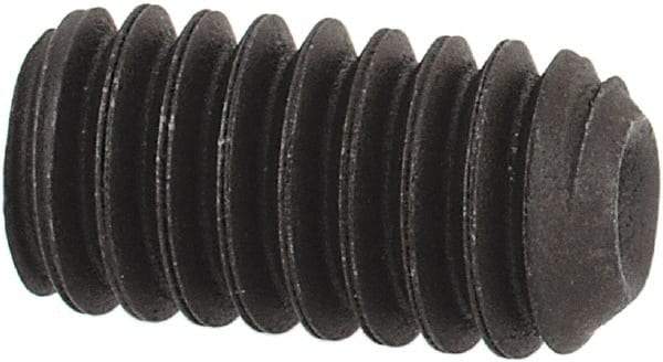 Value Collection - #8-32 UNC, 5/16" OAL, Cup Point Set Screw - Grade 8 Alloy Steel, 5/64" Key - Industrial Tool & Supply