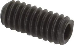 Value Collection - #8-32 UNC, 3/8" OAL, Cup Point Set Screw - Grade 8 Alloy Steel, 5/64" Key - Industrial Tool & Supply