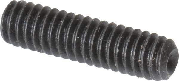Value Collection - #8-32 UNC, 5/8" OAL, Cup Point Set Screw - Grade 8 Alloy Steel, 5/64" Key - Industrial Tool & Supply