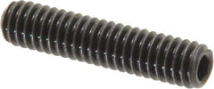 Value Collection - #8-32 UNC, 3/4" OAL, Cup Point Set Screw - Grade 8 Alloy Steel, 5/64" Key - Industrial Tool & Supply