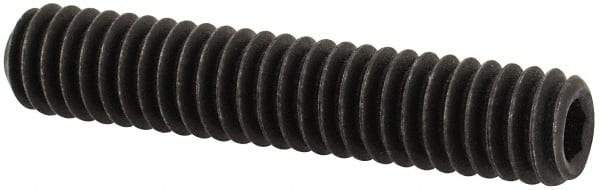 Value Collection - #8-32 UNC, 7/8" OAL, Cup Point Set Screw - Grade 8 Alloy Steel, 5/64" Key - Industrial Tool & Supply