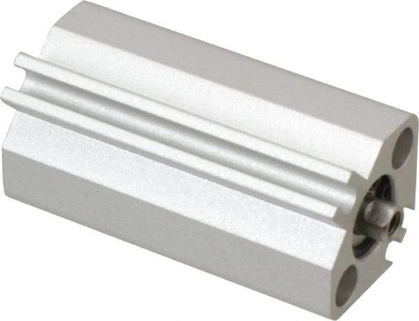 SMC PNEUMATICS - 1-3/16" Stroke x 1/2" Bore Double Acting Air Cylinder - 10-32 Port, 8-32 Rod Thread, 145 Max psi, 15 to 160°F - Industrial Tool & Supply