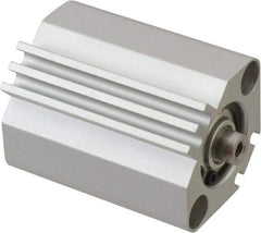 SMC PNEUMATICS - 1" Stroke x 3/4" Bore Double Acting Air Cylinder - 10-32 Port, 10-32 Rod Thread, 145 Max psi, 15 to 160°F - Industrial Tool & Supply