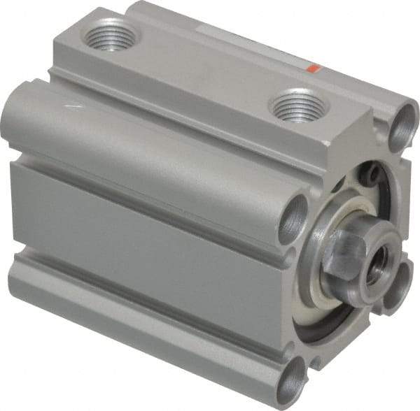SMC PNEUMATICS - 1" Stroke x 1-1/4" Bore Double Acting Air Cylinder - 1/8 Port, 5/16-24 Rod Thread, 145 Max psi, 15 to 160°F - Industrial Tool & Supply
