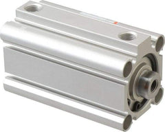 SMC PNEUMATICS - 1-15/16" Stroke x 1-1/4" Bore Double Acting Air Cylinder - 1/8 Port, 5/16-24 Rod Thread, 145 Max psi, 15 to 160°F - Industrial Tool & Supply