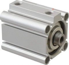 SMC PNEUMATICS - 1" Stroke x 1-1/2" Bore Double Acting Air Cylinder - 1/8 Port, 3/8-24 Rod Thread, 145 Max psi, 15 to 160°F - Industrial Tool & Supply