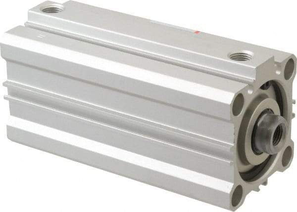 SMC PNEUMATICS - 2-15/16" Stroke x 1-1/2" Bore Double Acting Air Cylinder - 1/8 Port, 3/8-24 Rod Thread, 145 Max psi, 15 to 160°F - Industrial Tool & Supply