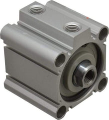 SMC PNEUMATICS - 3/4" Stroke x 2" Bore Double Acting Air Cylinder - 1/4 Port, 1/2-20 Rod Thread, 145 Max psi, 15 to 160°F - Industrial Tool & Supply